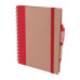 PURSAKLAR KIRMIZI TARİHSİZ DEFTER (15X21 CM)